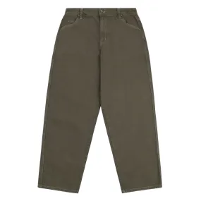 Baggy Denim Pants - Military Washed