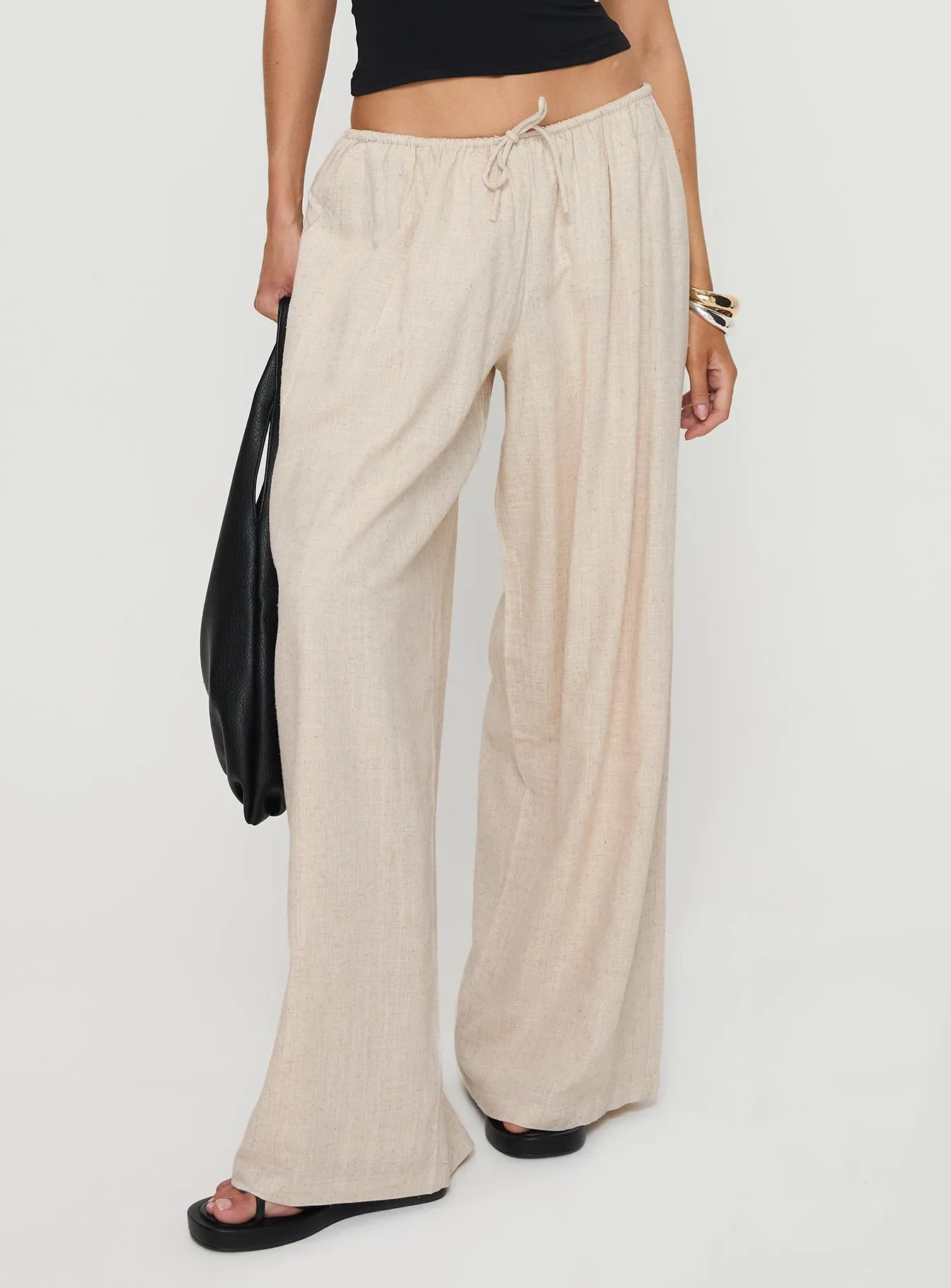 Beach Comber Linen Pant Beige