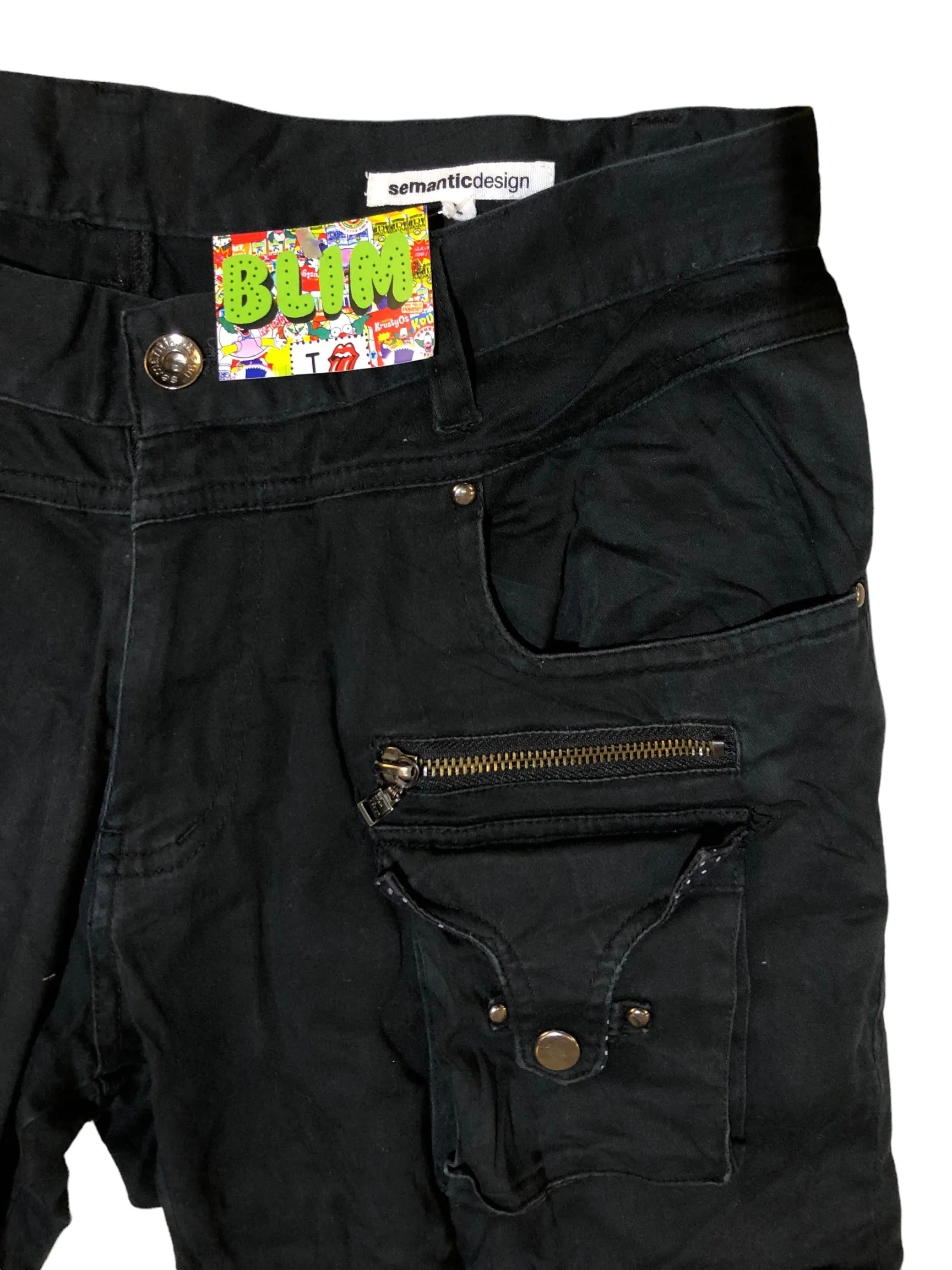 Black Neo Cargo Pant by Semantic Design