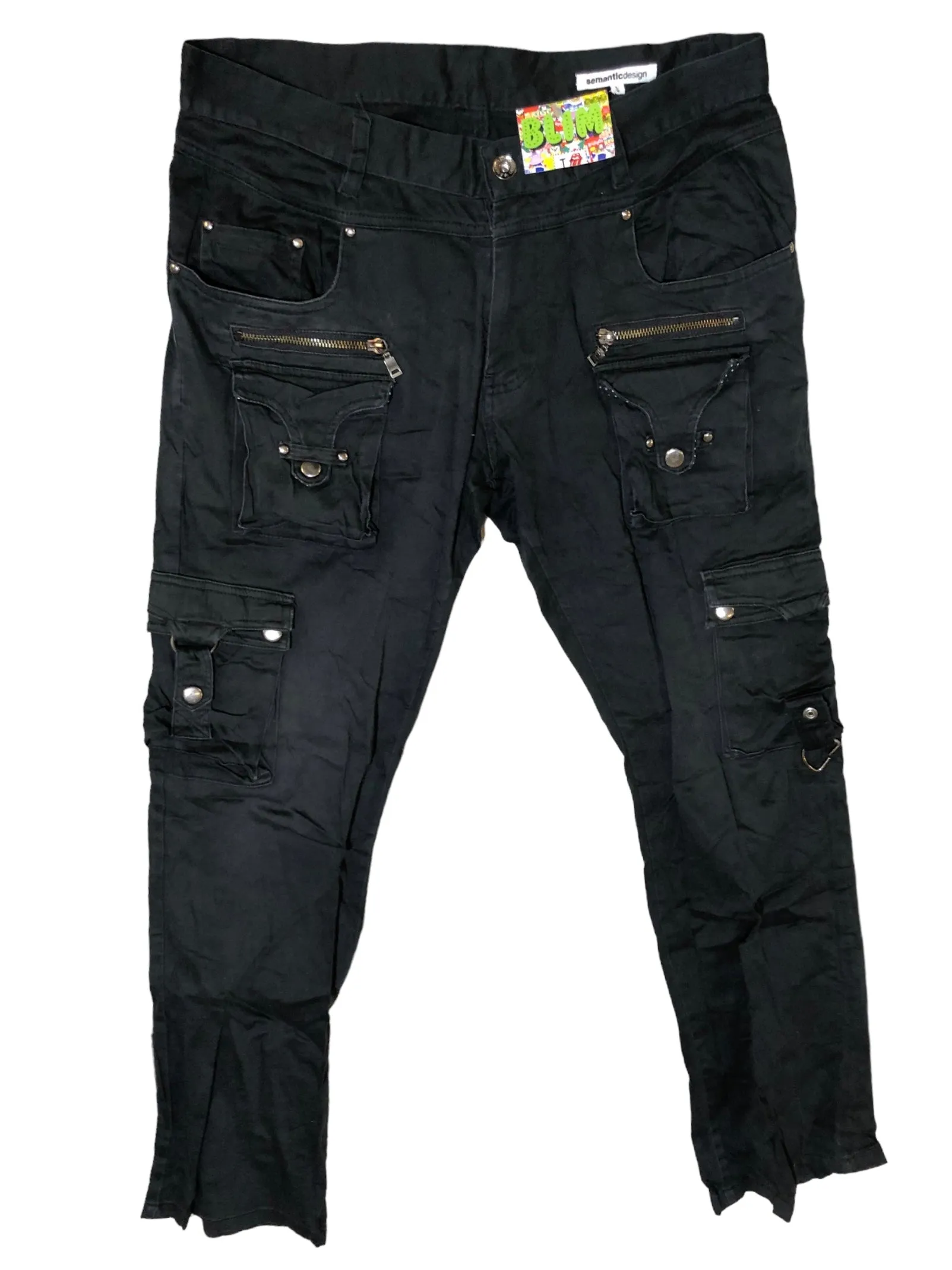 Black Neo Cargo Pant by Semantic Design