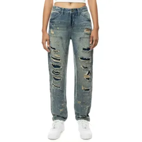 Boyfriend Carpenter Jeans - Glen Blue