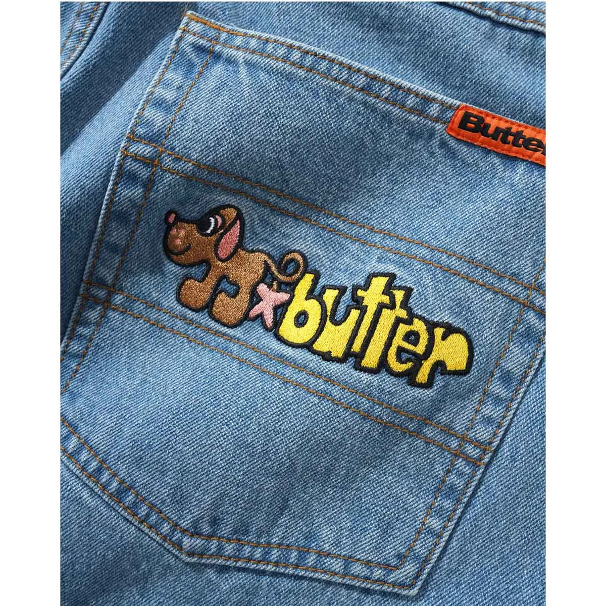 Butter Goods - Pooch Relaxed Denim Jeans Washed Indigo