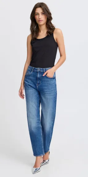 B.Young High Waist Relaxed Jeans