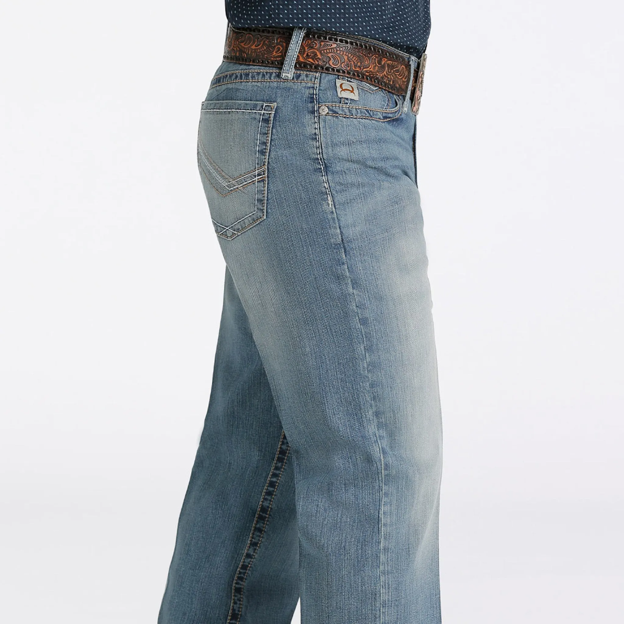 Cinch Grant Relaxed Bootcut Light Stonewash Jean