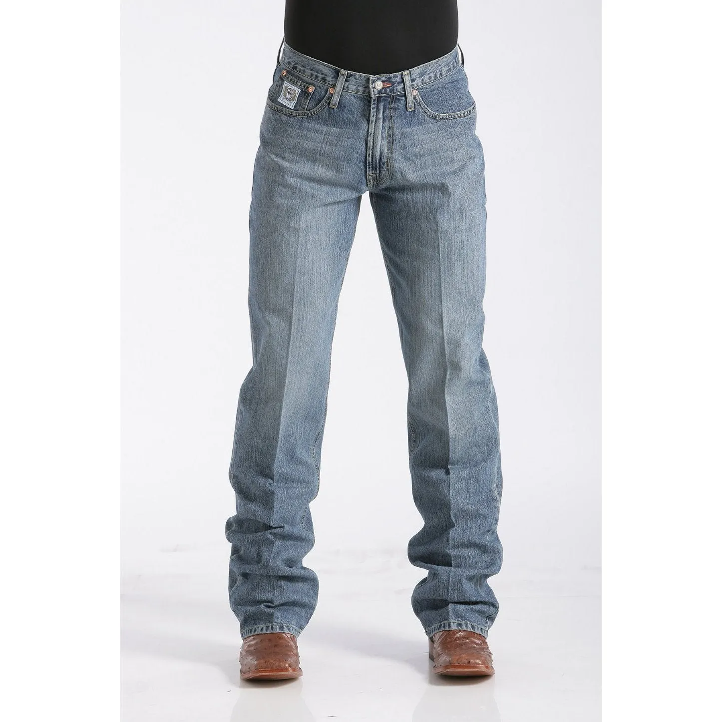 Cinch Relaxed Fit White Label Jean - Medium Stonewash