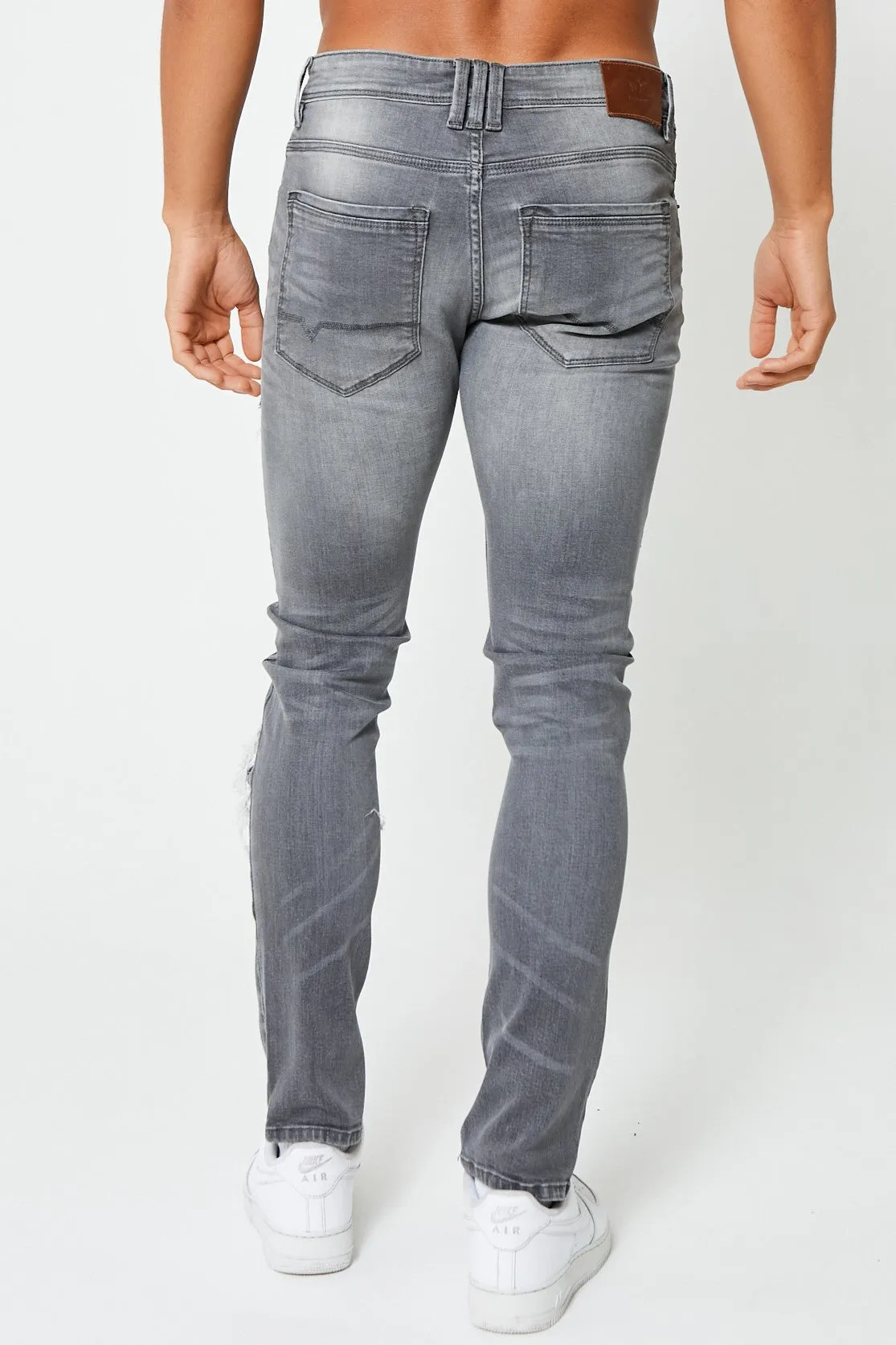 Devonshire Tapered Jean - Grey