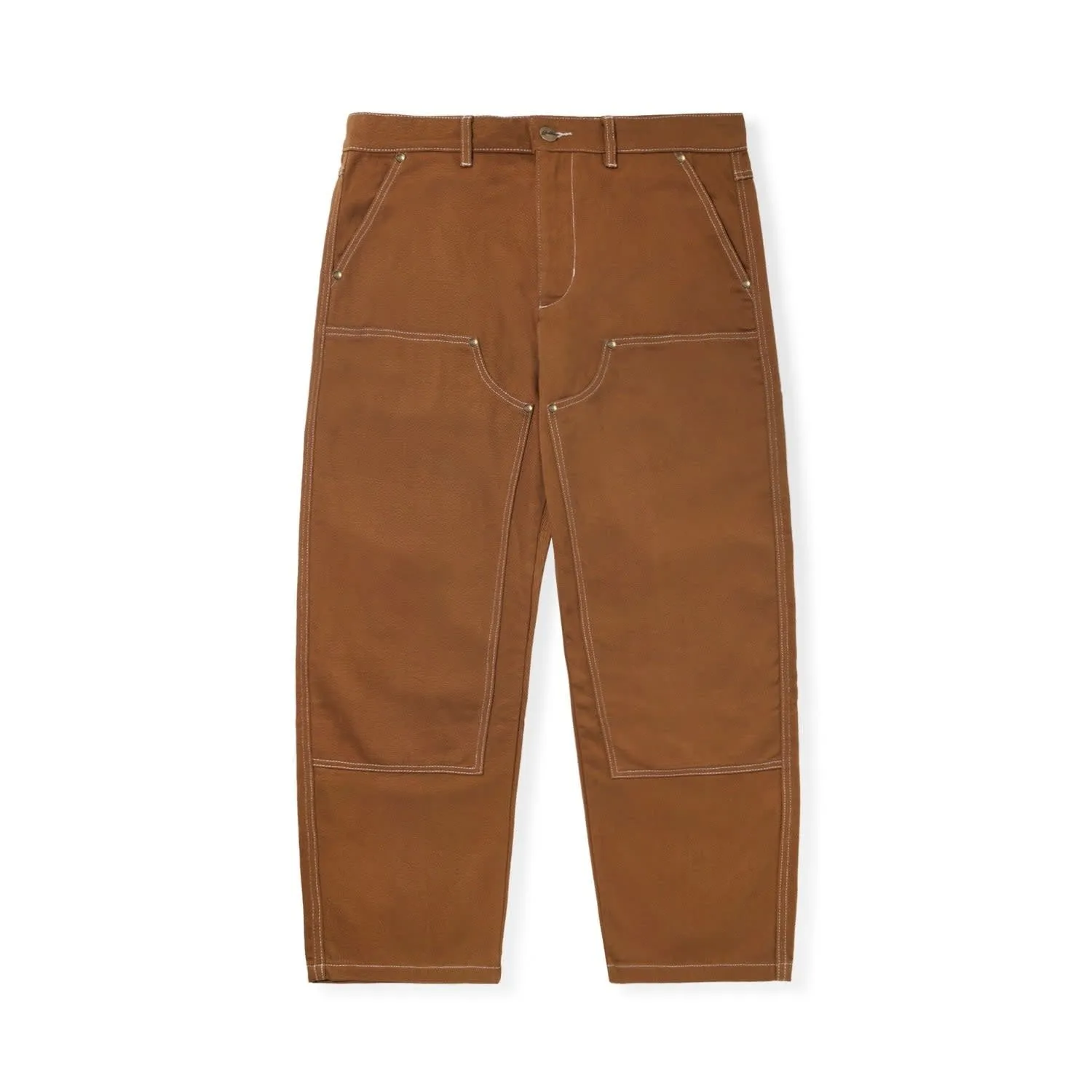 Double Knee Pants - Brown