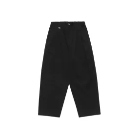 Elastic Waist Baggy Pant, Black