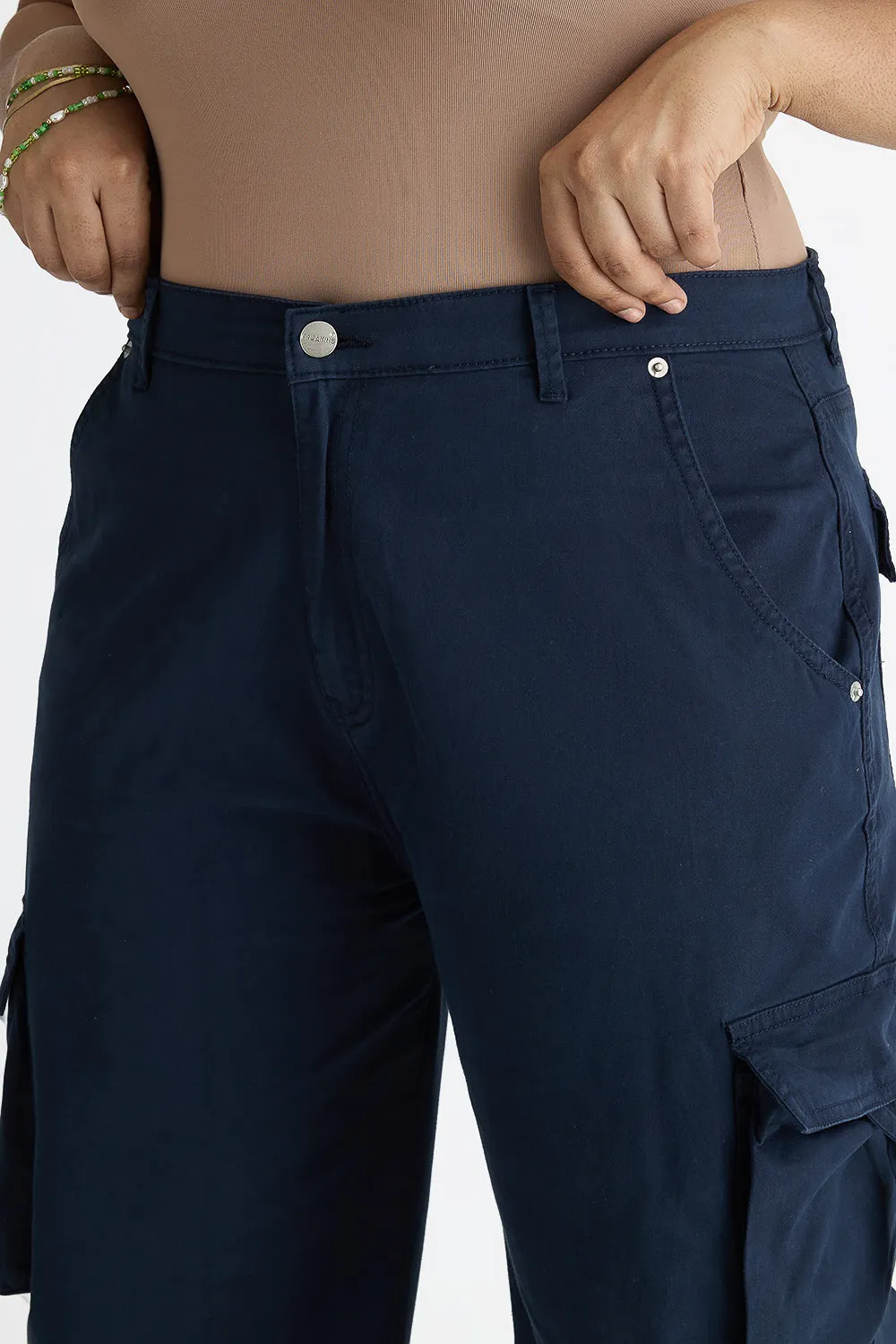 Elite Blue Curve Cargo Pants