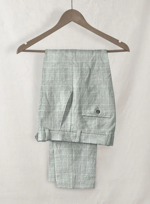 Italian Linen Lusso Gray Pants