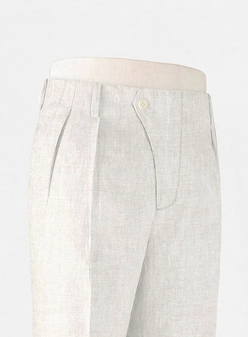 Italian Meadow Vintage Manny Linen Trousers