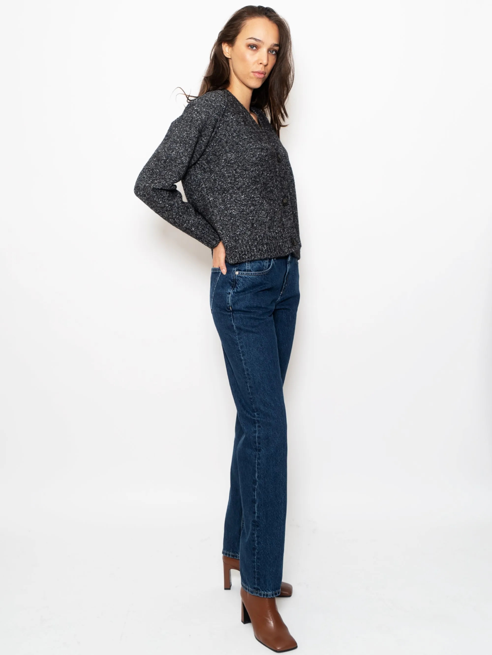 Jeans Relaxed Fit in Cotone Organico Blu