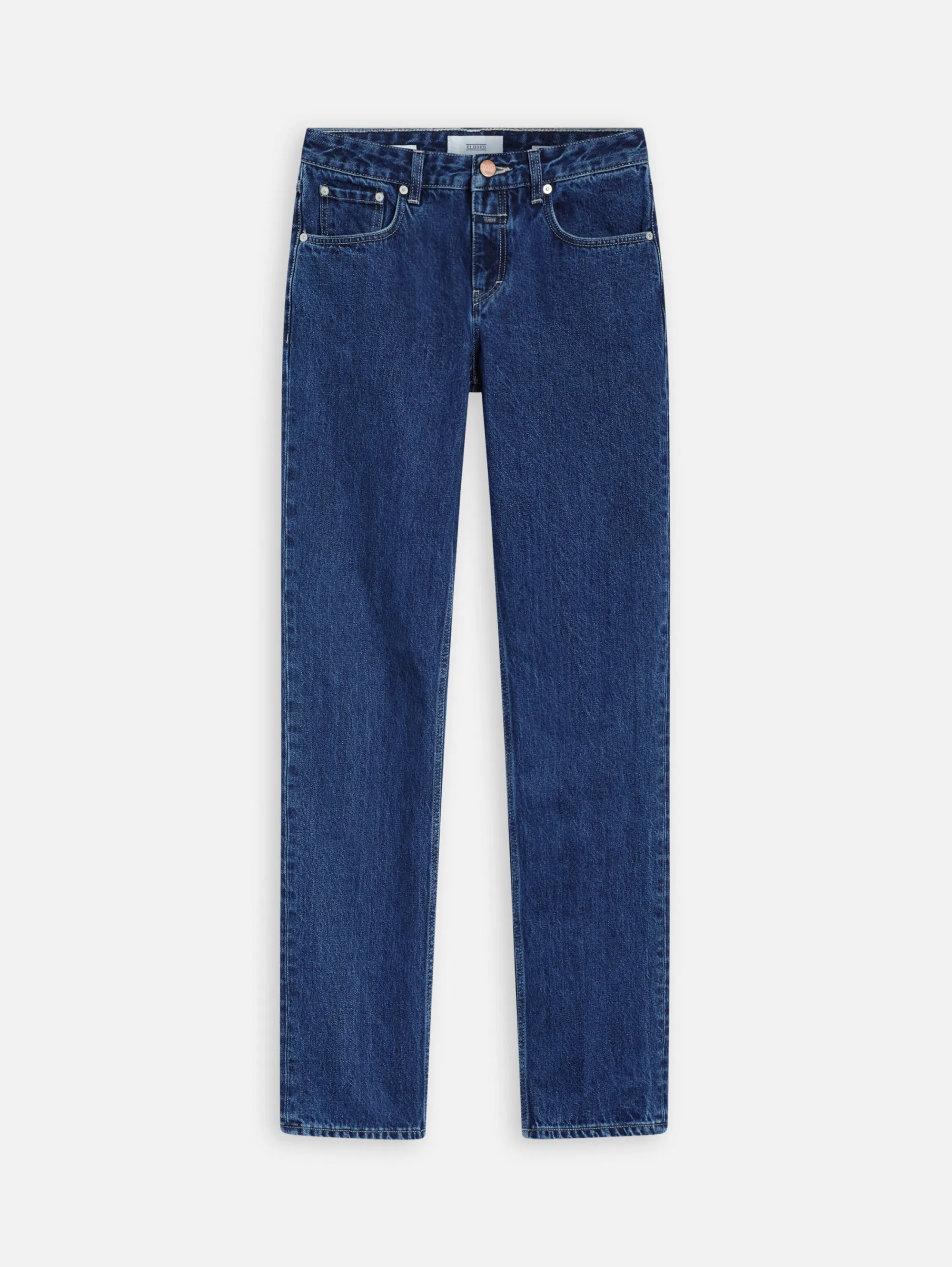 Jeans Relaxed Fit in Cotone Organico Blu