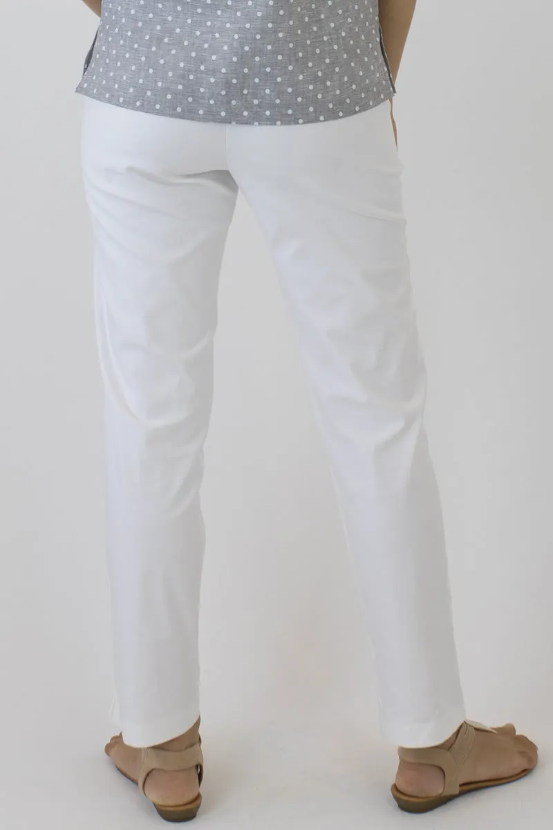 Linen Crop Length Pants DL-04