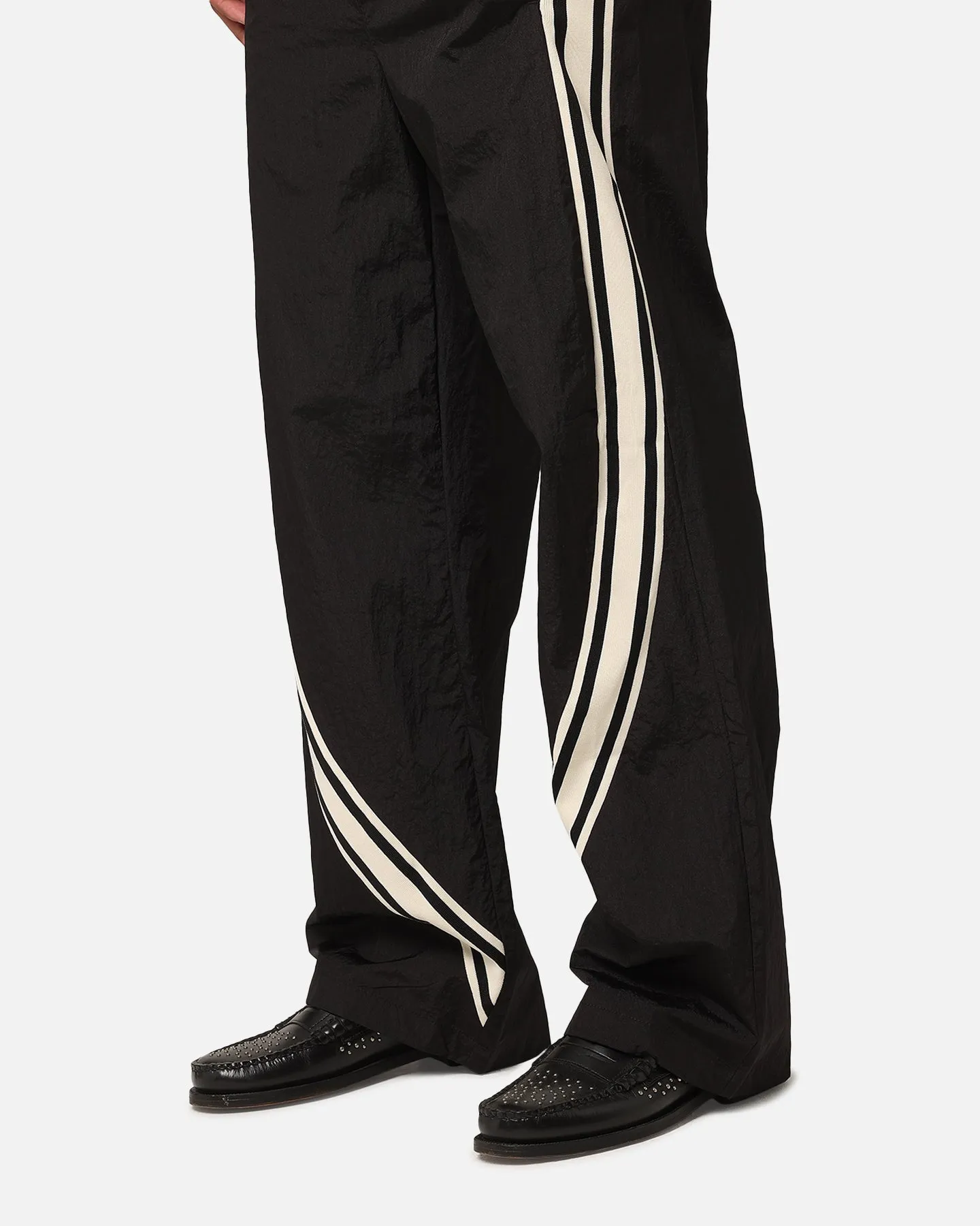 Loiter Wave Break Track Pants Black