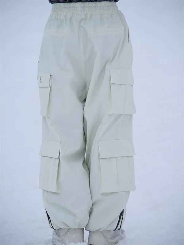 Men's Rabbit Snow Freestyle Cargo Baggy Snowboard Pants