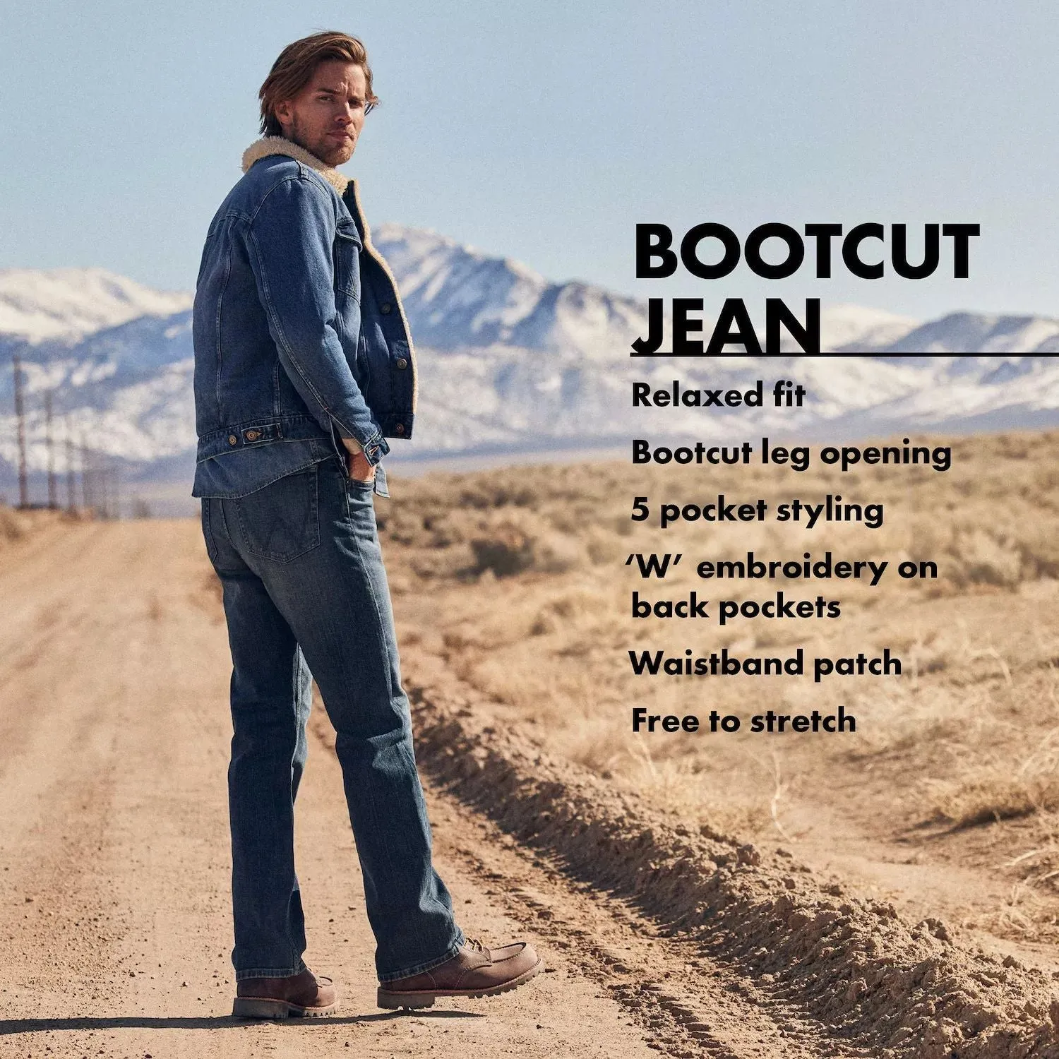 Men's Wrangler Bootcut Relaxed Jeans