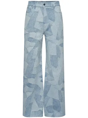 Patchwork Baggy Pants