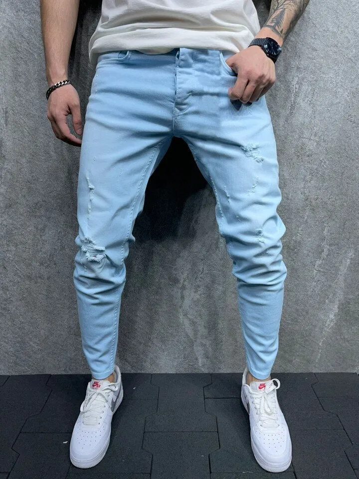 Ripped Denim Pants