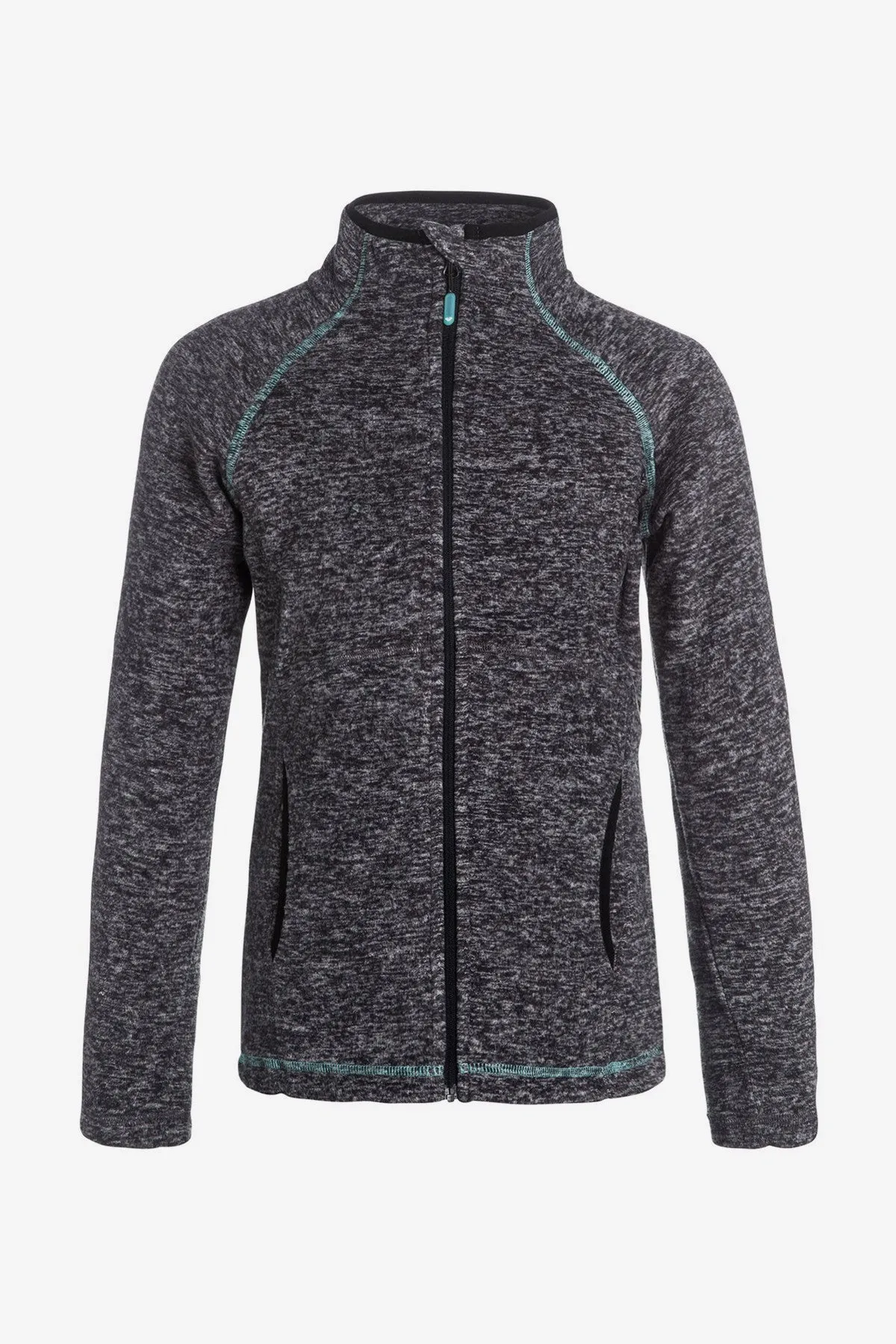 Roxy Harmony Zip Girls Fleece - Charcoal (Size 8 left)