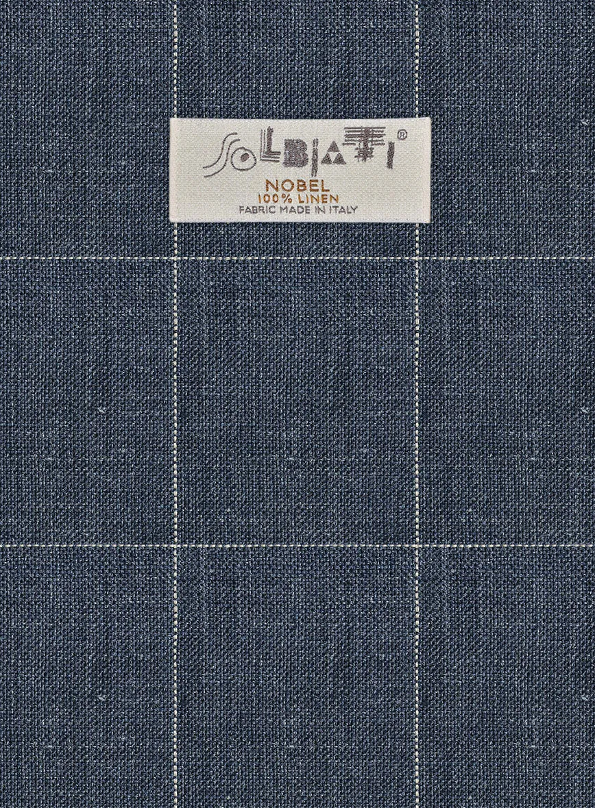 Solbiati Piazza Indigo Linen Pants