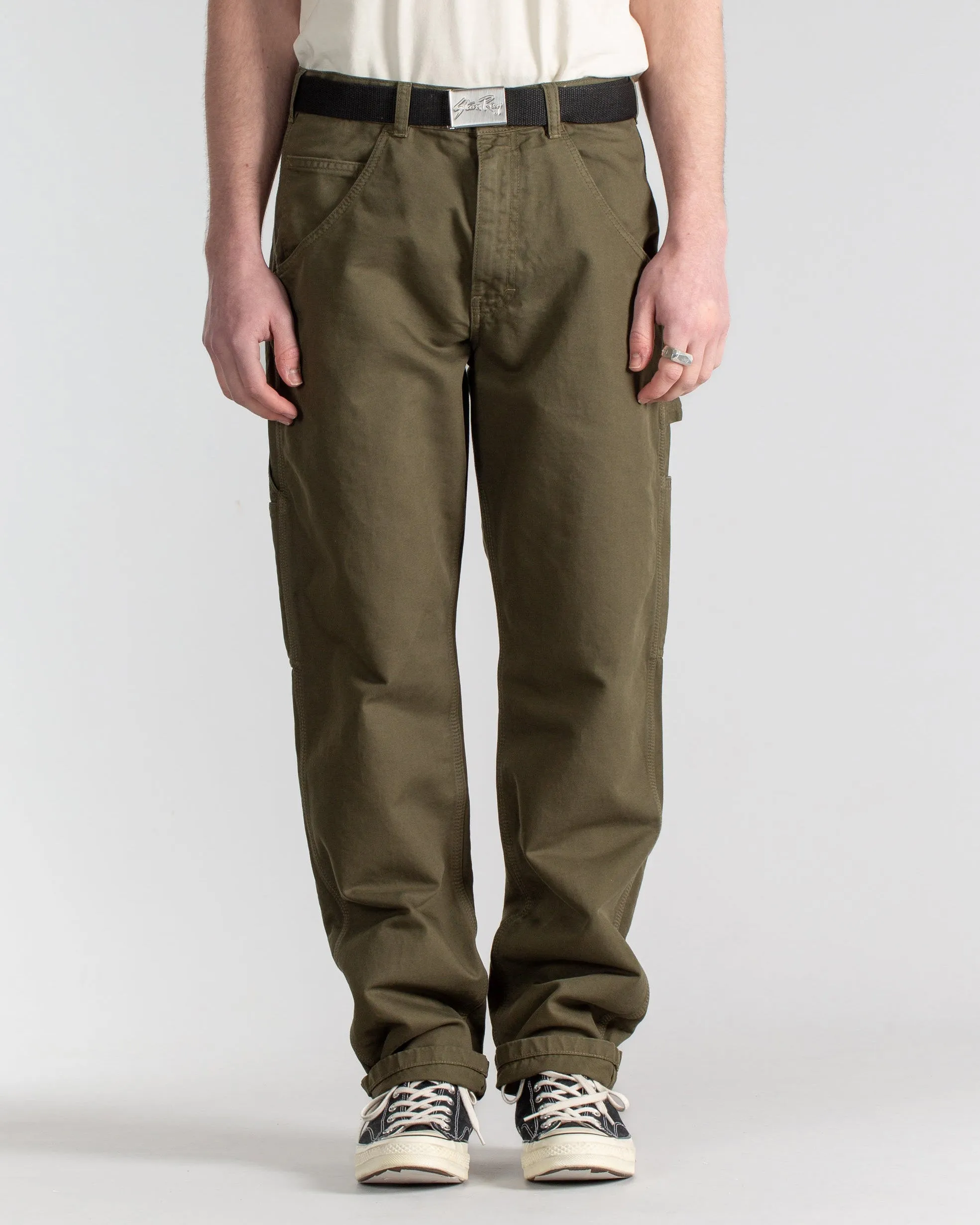 Stan Ray 80s Painter Relaxed Tapered Pants - Olive Twill