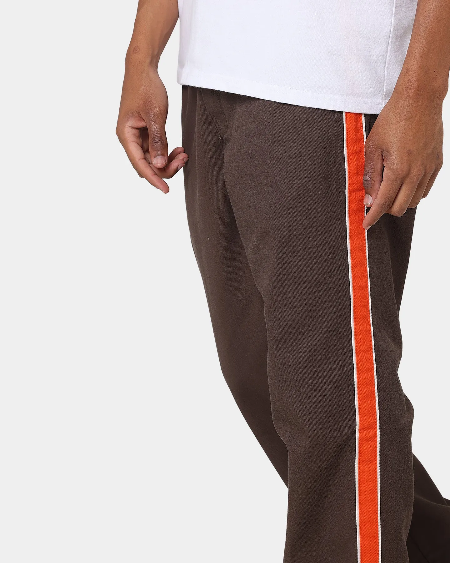 Supreme X Dickies Stripe 874 Pants Brown