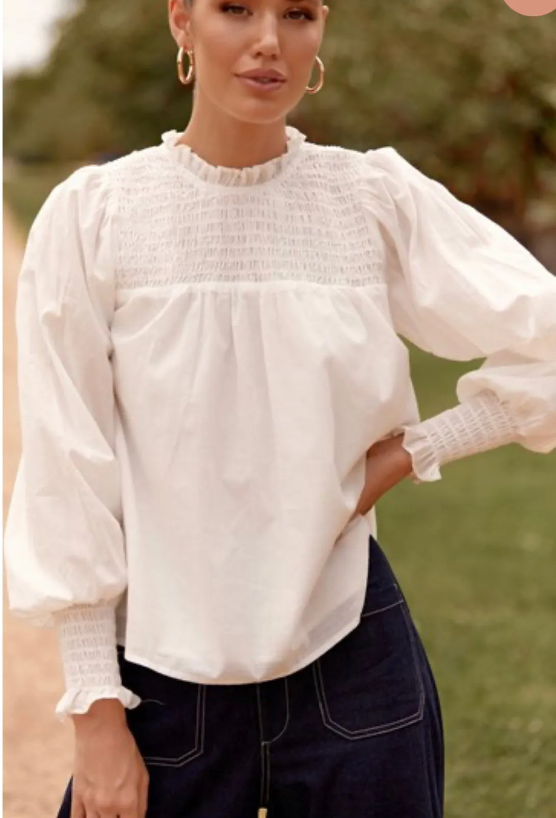 Valentina Linen Blouse