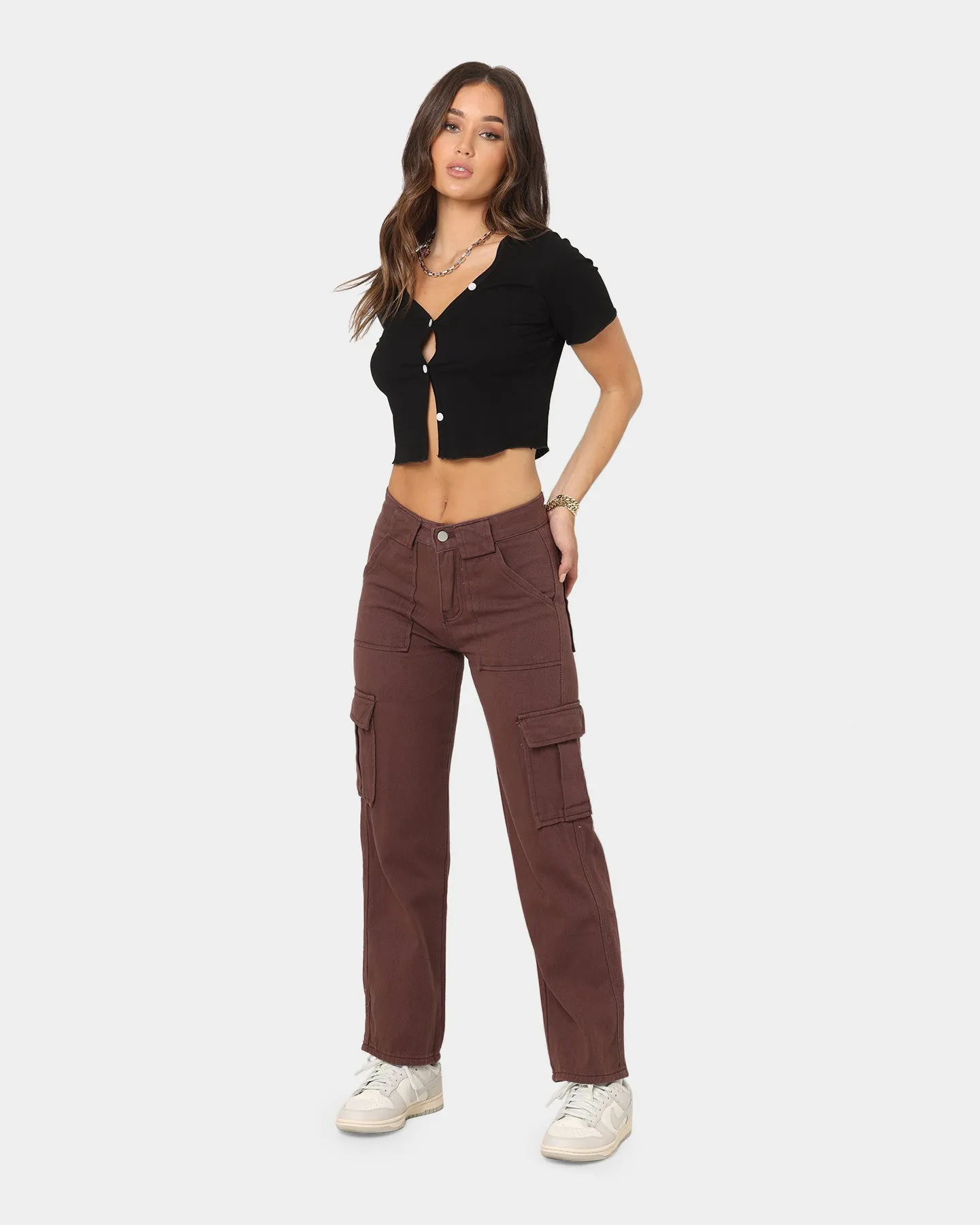 XXIII Women's Tonala Cargo Pants Brown